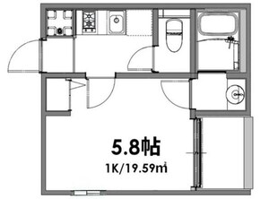 ベルメント東平賀の物件間取画像